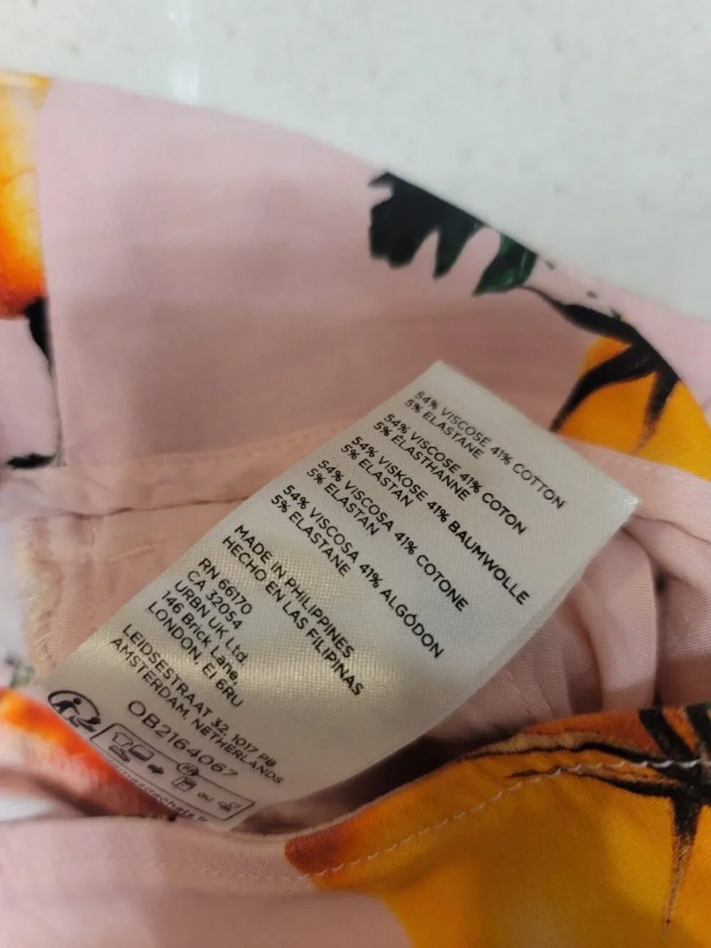 Anthropologie Maeve High-Rise Print Crop Wide-Leg Pants Pink Veggie Size 4 NWT